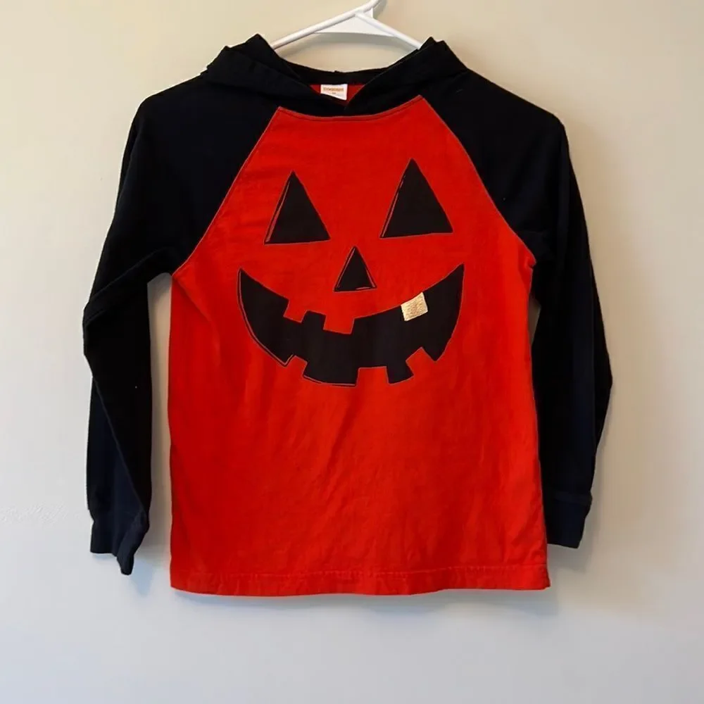 Gymboree size medium kids hooded Halloween shirt.